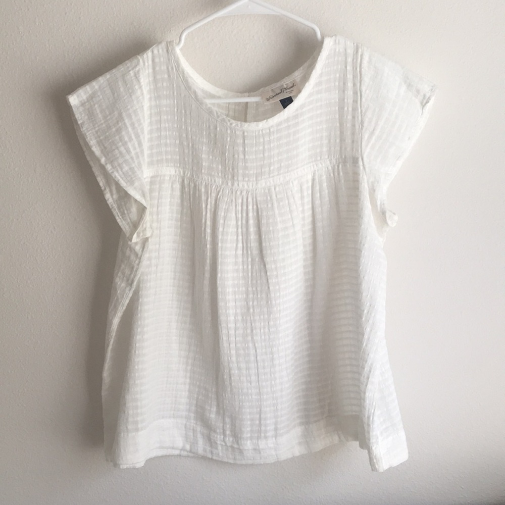 sheer flowy blouse